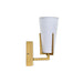 Wall Lamp DKD Home Decor 25W Golden Metal Polyester White 220 V (12 x 14 x 25 cm) - Декорация и Осветление<<<Дом