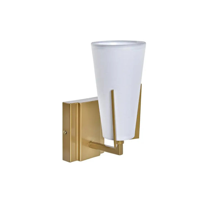 Wall Lamp DKD Home Decor 25W Golden Metal Polyester White 220 V (12 x 14 x 25 cm) - Декорация и Осветление<<<Дом