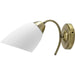 Wall Light Activejet NIKITA 1P Patyna White Metal Glass 60 W 220-240 V 26 x 12 x 12,5 cm 30 x 12 x 15 cm (1 Piece)