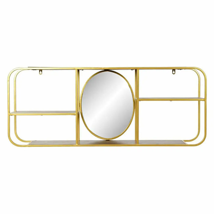 Wall mirror DKD Home Decor Brown Golden 100 x 18 x 40 cm - Декорация и Осветление<<<Дом