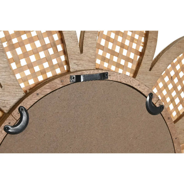 Wall mirror DKD Home Decor Brown Natural Sun Tropical 60 x 2 x 60 cm - Декорация и Осветление<<<Дом