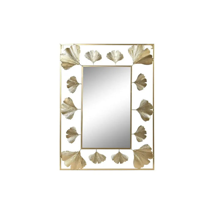 Wall mirror DKD Home Decor Golden Leaf of a plant 71 x 1 x 97 cm - Декорация и Осветление<<<Дом