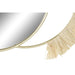 Wall mirror DKD Home Decor Golden Natural Fringe Boho 89 x 2 x 40 cm - Декорация и Осветление<<<Дом