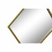 Wall mirror DKD Home Decor Golden Rhombus 63 x 2 x 90 cm - Декорация и Осветление<<<Дом