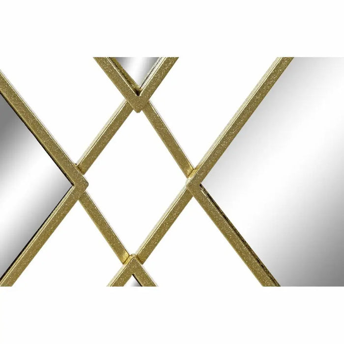 Wall mirror DKD Home Decor Golden Rhombus 63 x 2 x 90 cm - Декорация и Осветление<<<Дом