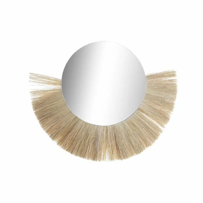 Wall mirror DKD Home Decor Natural Fringe Bali 70 x 3 x 58 cm (58 Pieces) - Декорация и Осветление<<<Дом