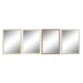 Wall mirror DKD Home Decor White Brown Grey 56 x 2 x 76 cm (4 Units) - Декорация и Осветление<<<Дом