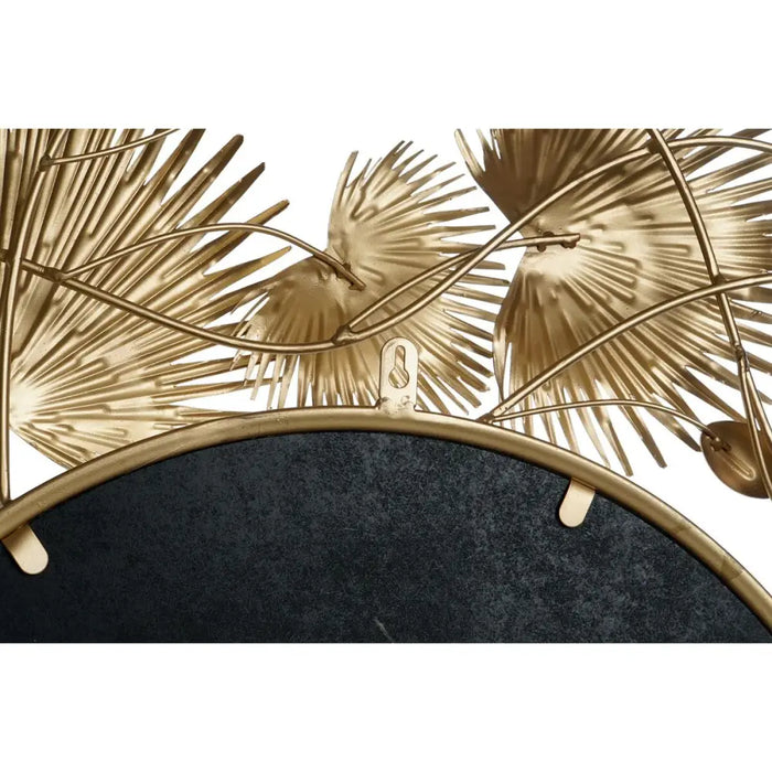 Wall mirror DKD Home Decor White Golden Leaf of a plant 93 x 7 x 93 cm - Декорация и Осветление<<<Дом