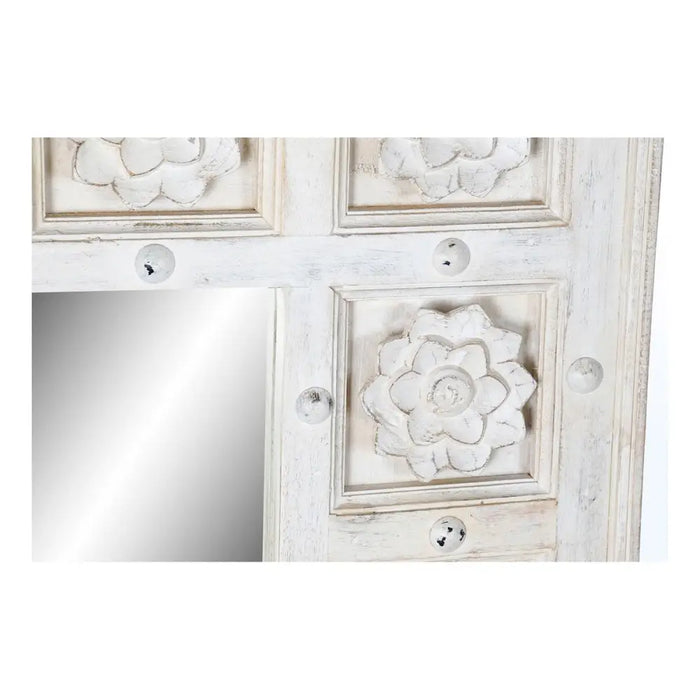 Wall mirror DKD Home Decor White Indian Man Stripped 93,5 x 4,7 x 120,3 cm - Декорация и Осветление<<<Дом