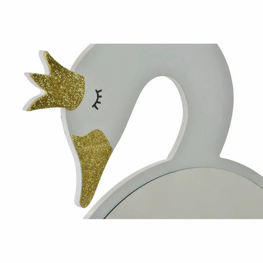 Wall mirror DKD Home Decor White Light Pink Children’s 43 x 4 x 30 cm (2 Units) (2 Pieces) - Декорация и