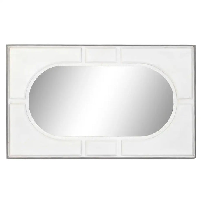 Wall mirror DKD Home Decor White Modern Rhombus 154 x 4 x 94 cm - Декорация и Осветление<<<Дом