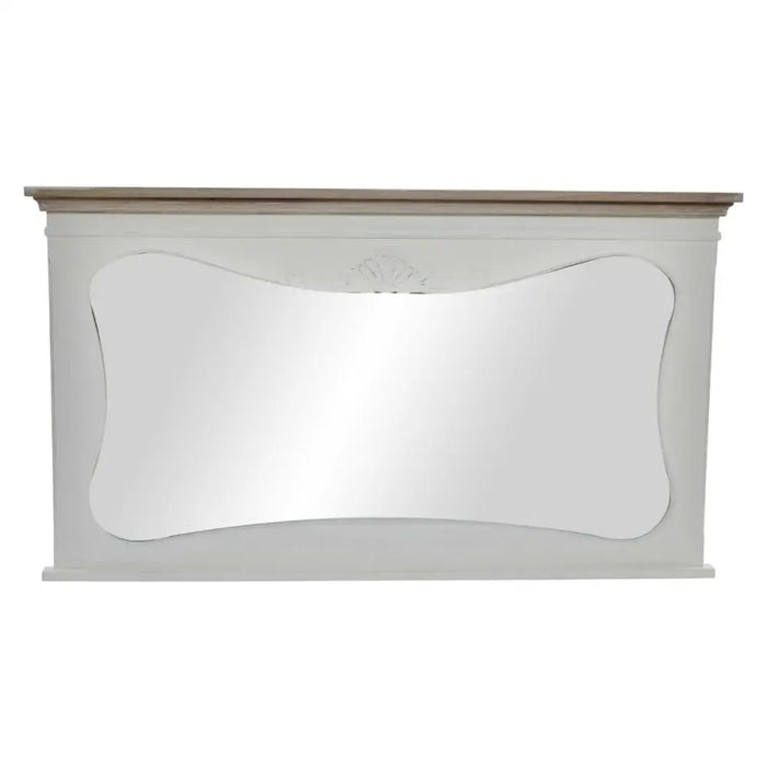 Wall mirror DKD Home Decor White Natural 105 x 64 x 4,5 cm - Декорация и Осветление<<<Дом