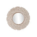 Wall mirror DKD Home Decor White Natural Indian Man Stripped 90 x 1,5 x 90 cm (90 Pieces) - Декорация и