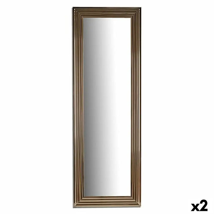 Wall mirror Gift Decor Golden Stripes 53 x 154,3 x 3 cm Rectangular (2 Units) - Декорация и Осветление<<<Дом