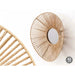 Wall mirror Gift Decor Natural Oval 43 x 13,5 x 38 cm (4 Units) - Декорация и Осветление<<<Дом