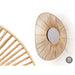 Wall mirror Gift Decor Natural Oval 55 x 14 x 48 cm (4 Units) - Декорация и Осветление<<<Дом