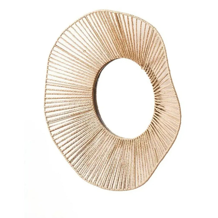 Wall mirror Gift Decor Natural Waves 52 x 9 x 51 cm (4 Units) - Декорация и Осветление<<<Дом