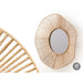 Wall mirror Gift Decor Natural Waves 59 x 11 x 59 cm (4 Units) - Декорация и Осветление<<<Дом