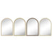 Wall mirror Home ESPRIT Beige Natural Scandi 60 x 2 x 90 cm (4 Units) - Декорация и Осветление<<<Дом