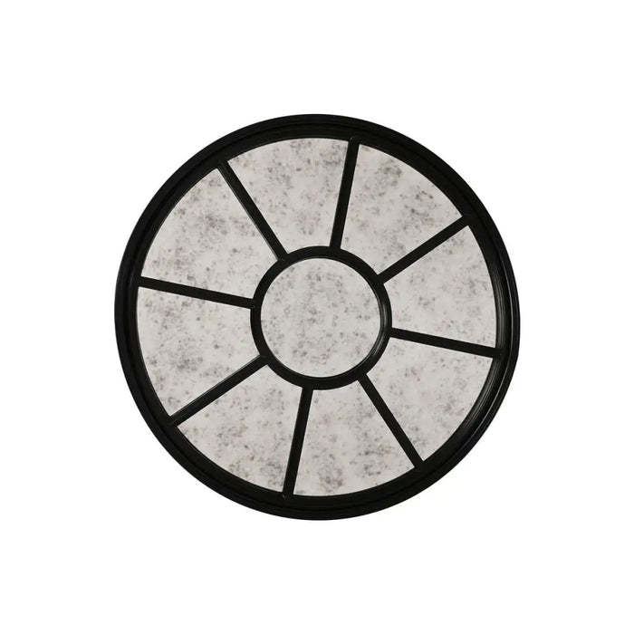 Wall mirror Home ESPRIT Black Aged finish 100 x 5 x 100 cm - Декорация и Осветление<<<Дом
