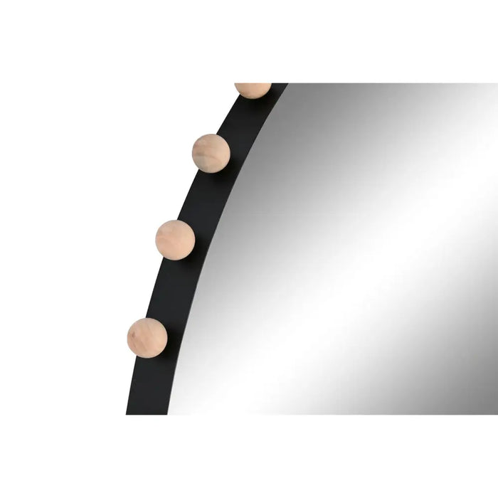 Wall mirror Home ESPRIT Black Natural Modern Balls 113 x 4,5 x 113 cm - Декорация и Осветление<<<Дом