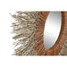 Wall mirror Home ESPRIT Brown Natural Tropical 130 x 17 x 130 cm - Декорация и Осветление<<<Дом
