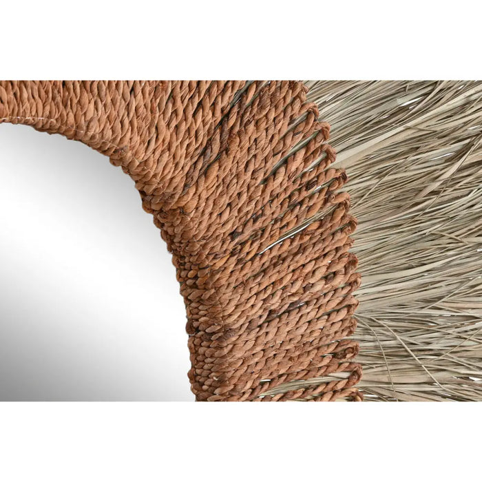 Wall mirror Home ESPRIT Brown Natural Tropical 130 x 17 x 130 cm - Декорация и Осветление<<<Дом