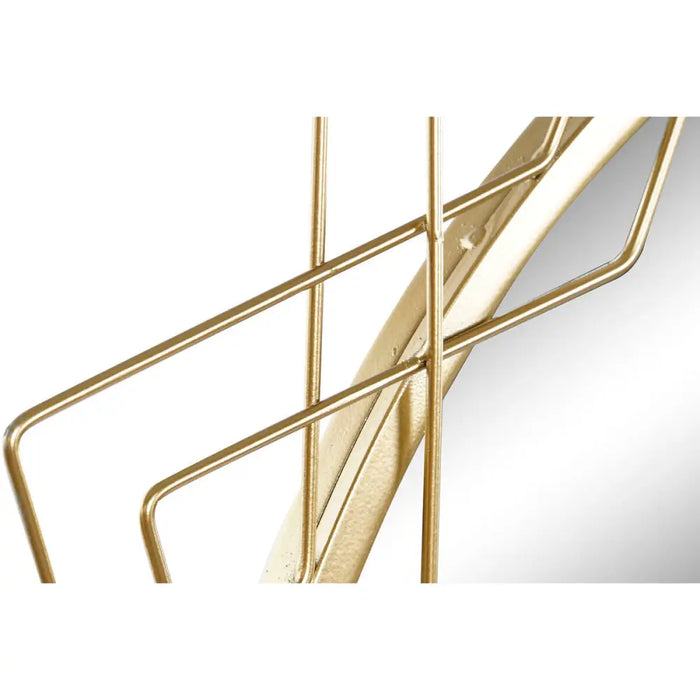 Wall mirror Home ESPRIT Golden 80 x 2,5 x 80 cm 80 x 2,50 x 80 cm - Декорация и Осветление<<<Дом