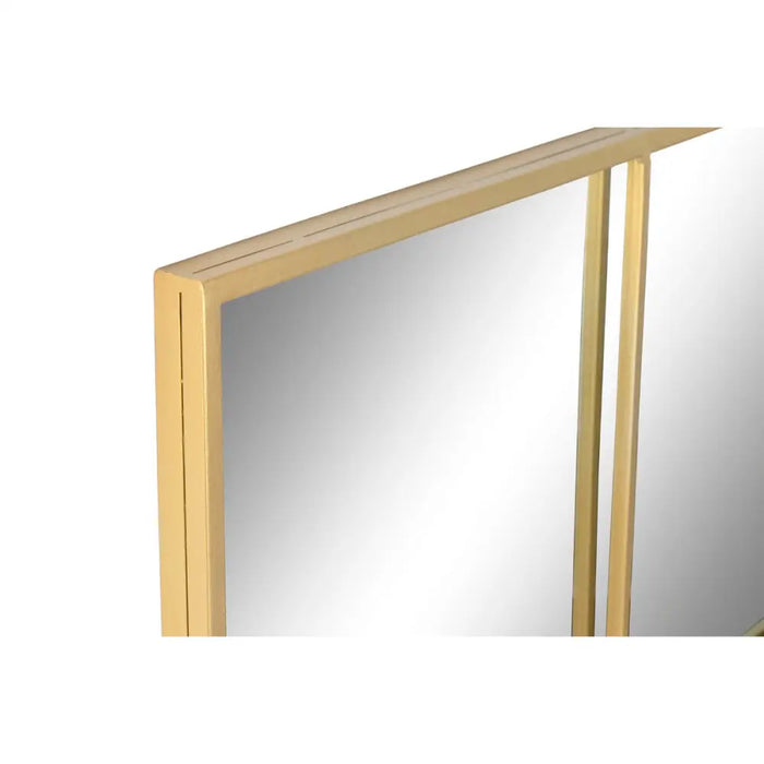 Wall mirror Home ESPRIT Golden Window 122 x 1 x 122 cm - Декорация и Осветление<<<Дом