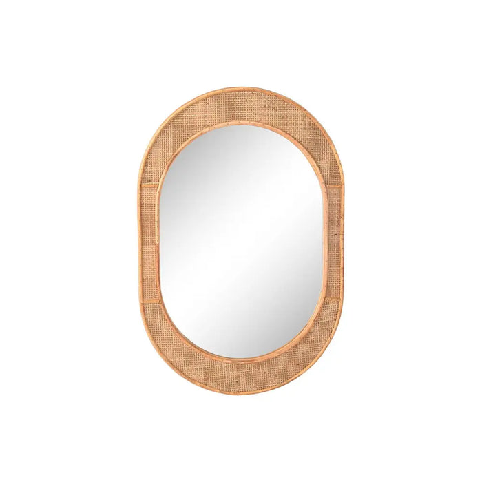 Wall mirror Home ESPRIT Natural Scandi 51,5 x 2 x 77 cm - Декорация и Осветление<<<Дом