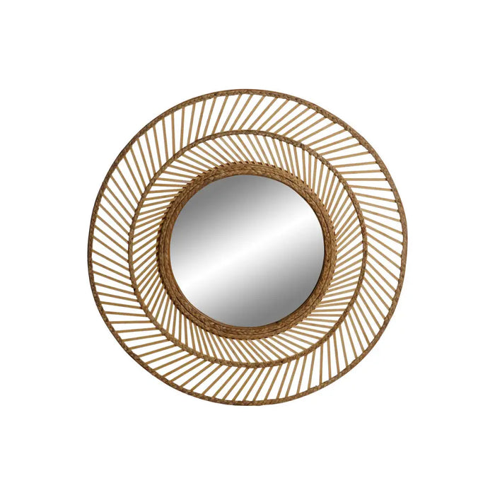 Wall mirror Home ESPRIT Natural Tropical 81 x 2 x 81 cm - Декорация и Осветление<<<Дом