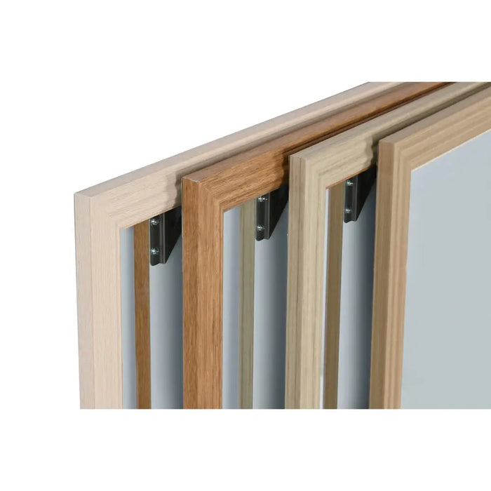 Wall mirror Home ESPRIT White Brown Beige Grey 66 x 2 x 92 cm (4 Units) - Декорация и Осветление<<<Дом