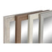 Wall mirror Home ESPRIT White Brown Beige Grey Crystal polystyrene 36 x 2 x 125 cm (4 Units) - Декорация и