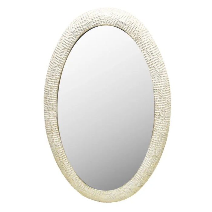 Wall mirror Home ESPRIT White Golden Oriental - Декорация и Осветление<<<Дом Градина<<<BigBuy&&&Огледала<<<Декорация и