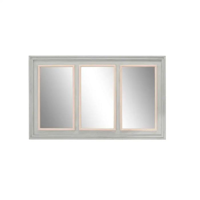 Wall mirror Home ESPRIT White Grey Natural 150 x 5 x 90 cm - Декорация и Осветление<<<Дом