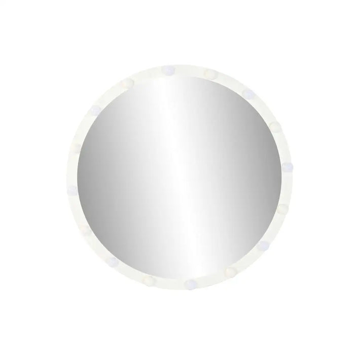 Wall mirror Home ESPRIT White Modern 100 X 7,5 X 100 CM - Декорация и Осветление<<<Дом