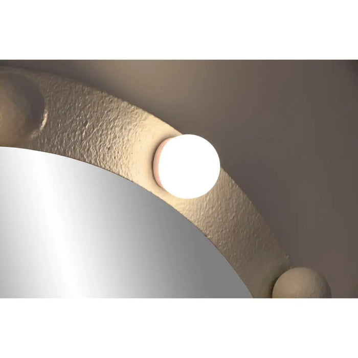 Wall mirror Home ESPRIT White Modern 100 X 7,5 X 100 CM - Декорация и Осветление<<<Дом