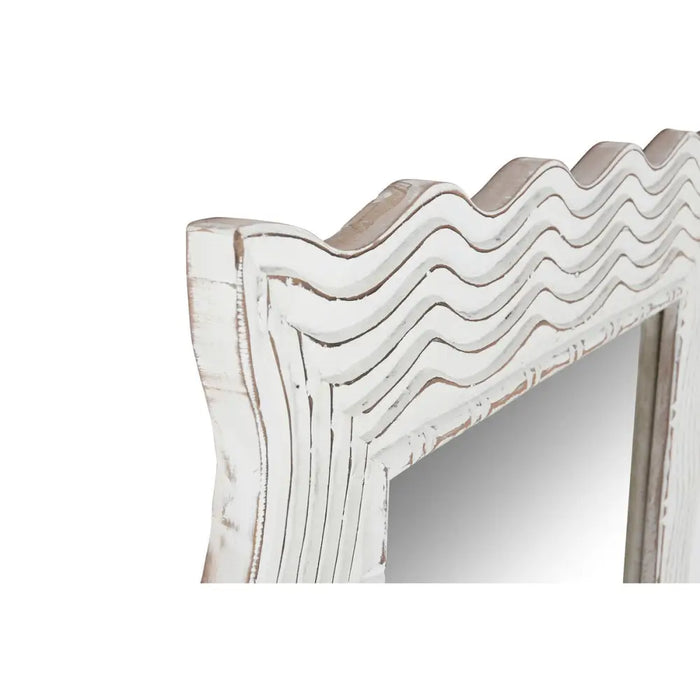 Wall mirror Home ESPRIT White Stripped Scandi 89 x 2,5 x 178 cm - Декорация и Осветление<<<Дом