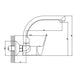 WALL MIXER FOR KITCHEN INTER CERAMIC LINEN U Winch - Смесители за кухня<<<Кухня<<<Praktiker&&&Кухненски