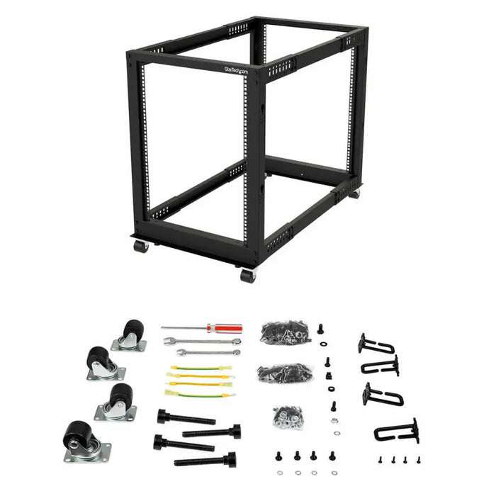 Wall-mounted Rack Cabinet Startech 4POSTRACK15U - Компютър Мрежи и компоненти<<<Компютри|