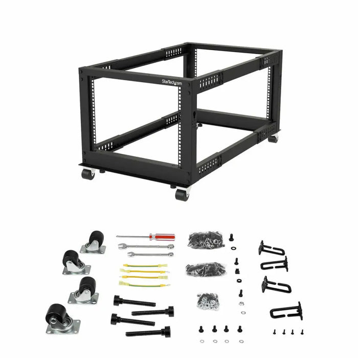 Wall-mounted Rack Cabinet Startech 4POSTRACK8U - Компютър Мрежи и компоненти<<<Компютри|