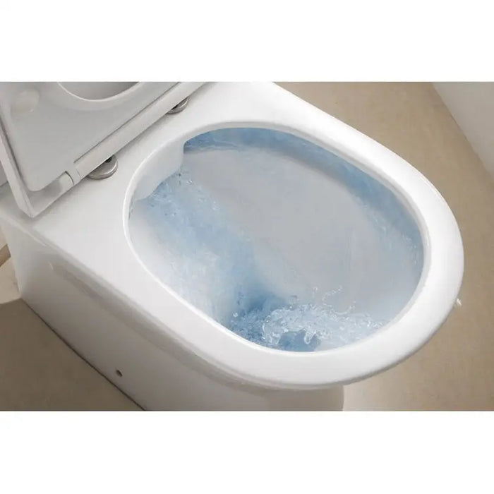 WALL-MOUNTED TOILET SET WITH SEAT INTER CERAMIC 3435W SLIM SEAT - Тоалетни чинии<<<Санитарна керамика и