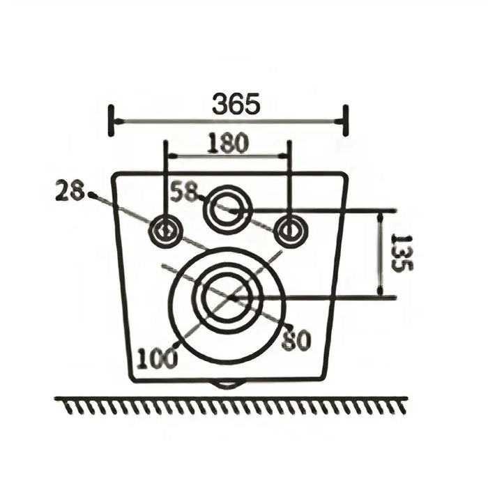 WALL-MOUNTED TOILET SET WITH SEAT INTER CERAMIC TORNADO 5237 - Тоалетни чинии<<<Санитарна керамика и