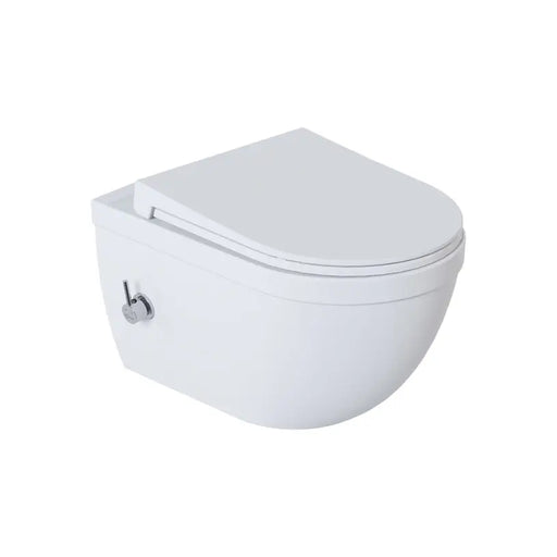 WALL-MOUNTED TOILET WITH BIDET AND BUILT-IN FAUCET DURA SIRIUS - Тоалетни чинии<<<Санитарна керамика и