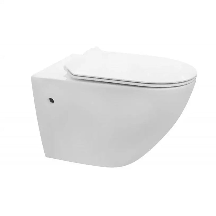 WALL-MOUNTED TOILET WITH BIDET DAISY INTER CERAMIC 3755W - Тоалетни чинии<<<Санитарна керамика и