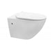 WALL-MOUNTED TOILET WITH BIDET DAISY INTER CERAMIC 3755W - Тоалетни чинии<<<Санитарна керамика и