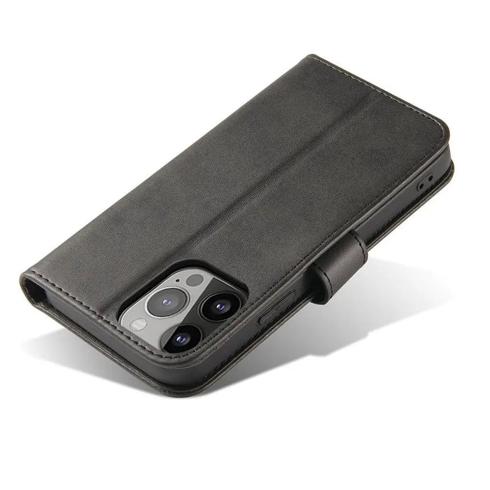 Wallet Case with Stand for iPhone 15 Plus Magnet Case - Black - Cell phone cases and covers<<<HurtelXML