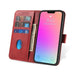 Wallet Case with Stand for iPhone 15 Plus Magnet Case - Red - Cell phone cases and covers<<<HurtelXML