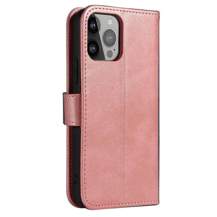 Wallet Case with Stand for iPhone 15 Pro Magnet Case - Pink - Cell phone cases and covers<<<HurtelXML