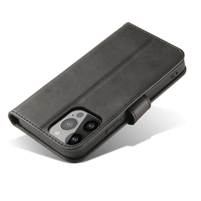 Wallet Case with Stand for iPhone 15 Pro Max Magnet Case - Black - Cell phone cases and covers<<<HurtelXML